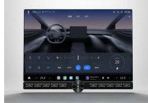 Central control screen physical buttons (gery)
